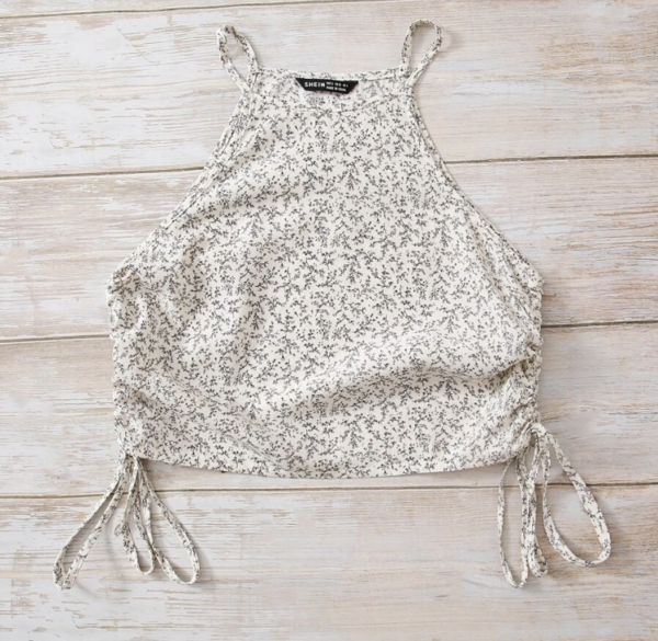 Top floral de margarita con cord?n lateral - Imagen 2