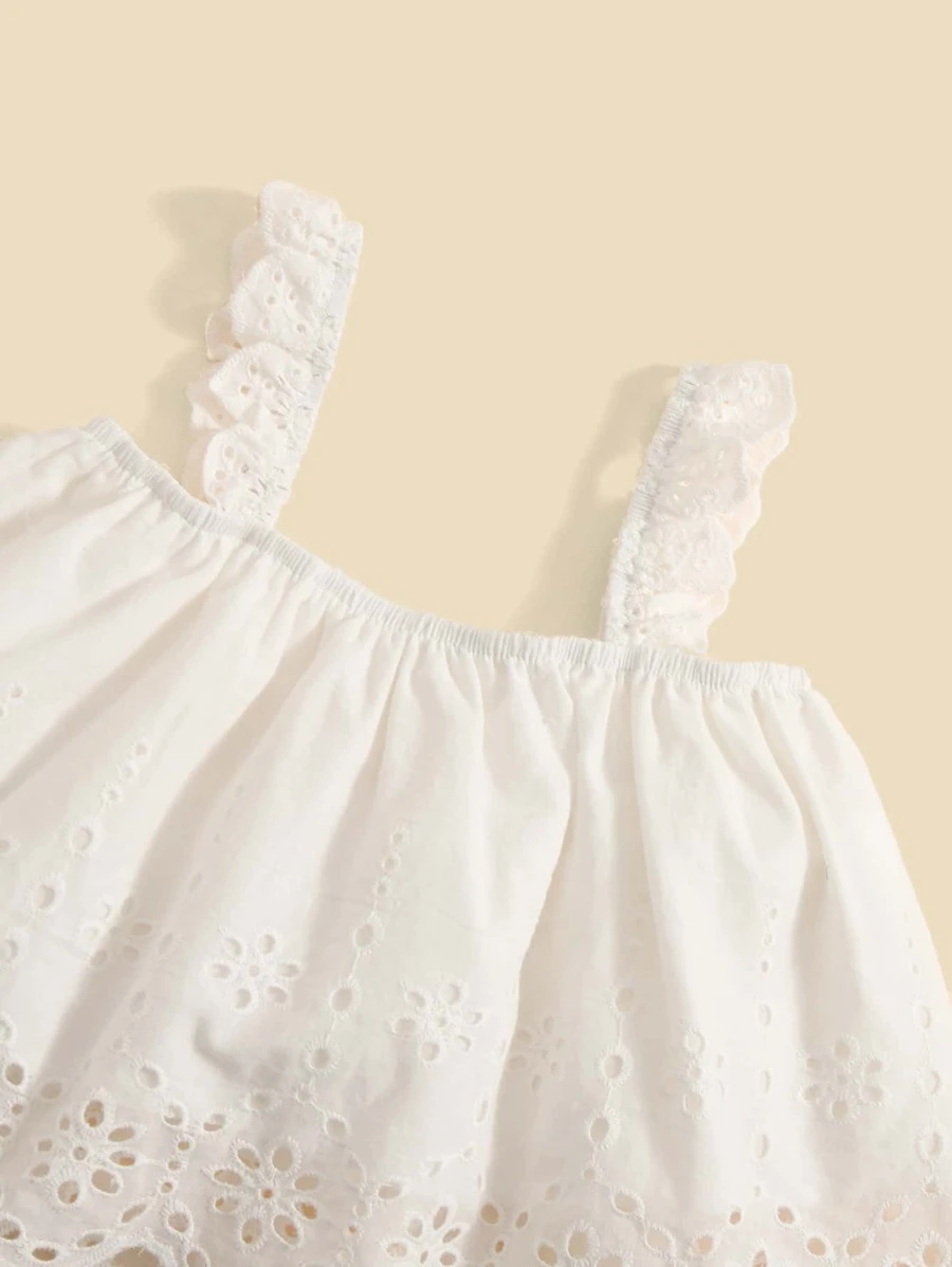 Beb? Top de tirantes schiffy con shorts con diadema - Imagen 3