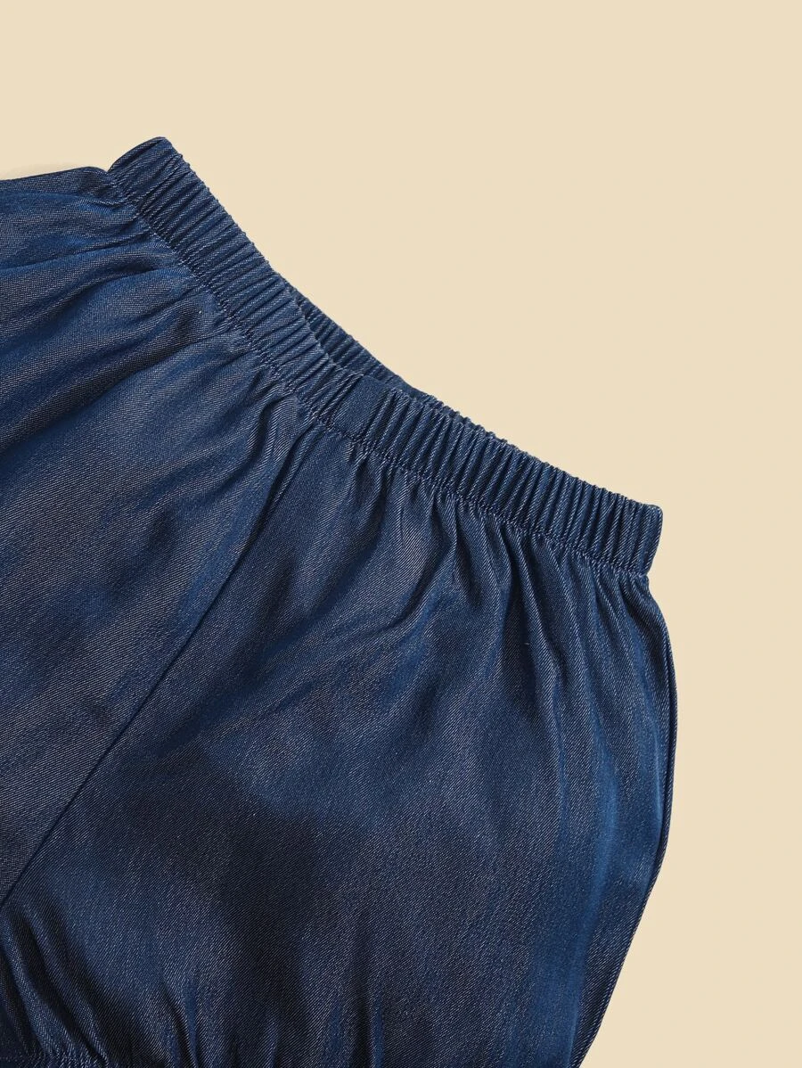 Beb? Top de tirantes schiffy con shorts con diadema - Imagen 4