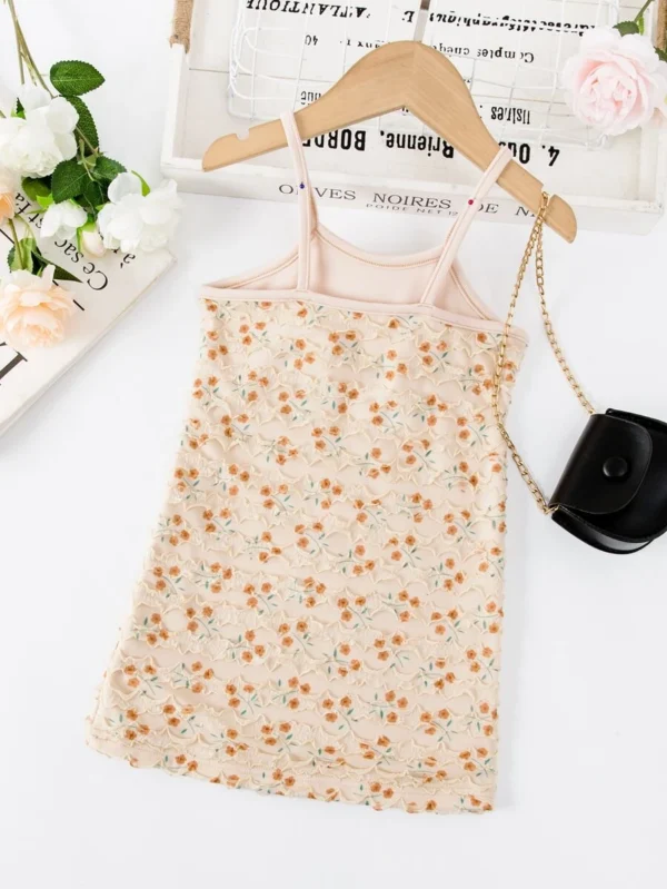 Vestido de tirantes con estampado floral - Imagen 2