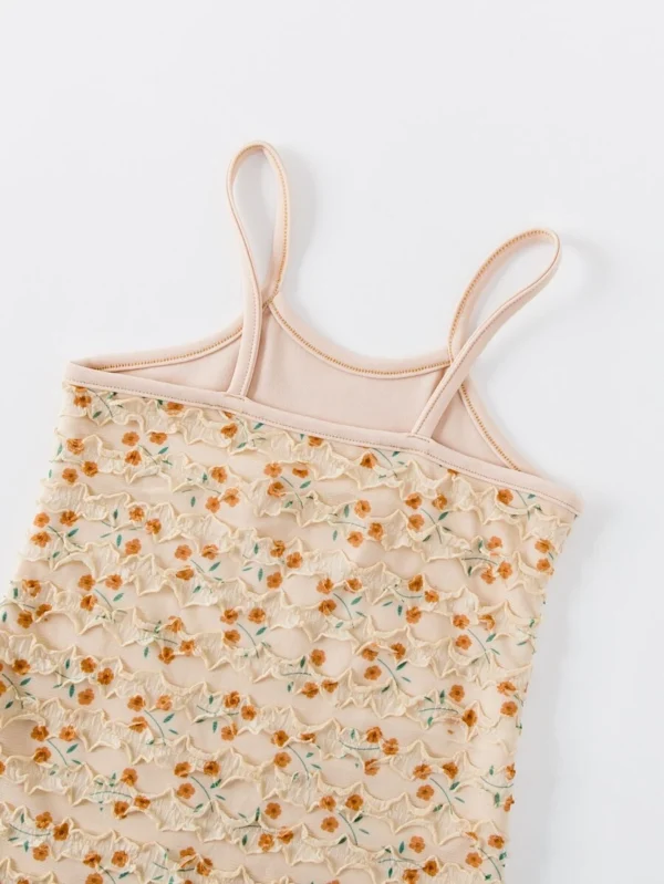 Vestido de tirantes con estampado floral - Imagen 5