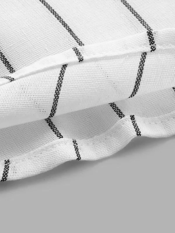 Camisa de rayas de cuello alto - Imagen 3