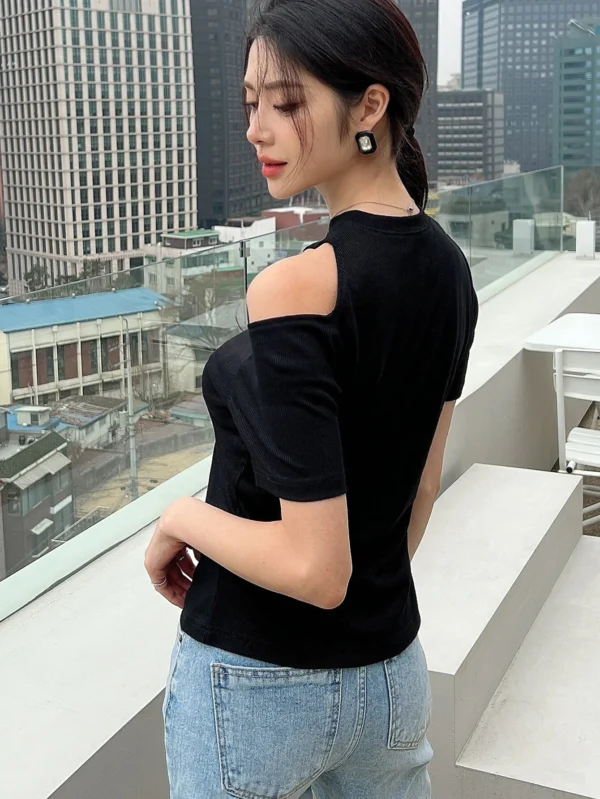Camiseta con abertura tejido de canal? - Imagen 7