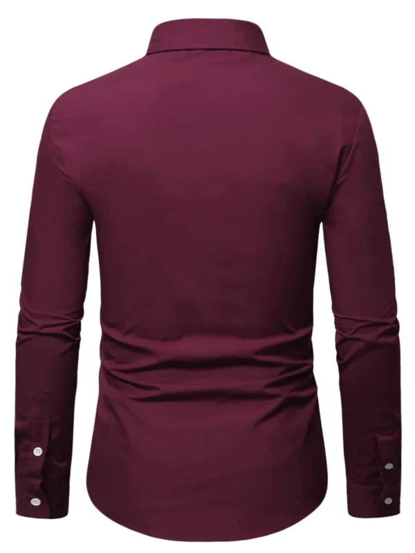 Camisa con parche de bolsillo con bot?n - Imagen 2