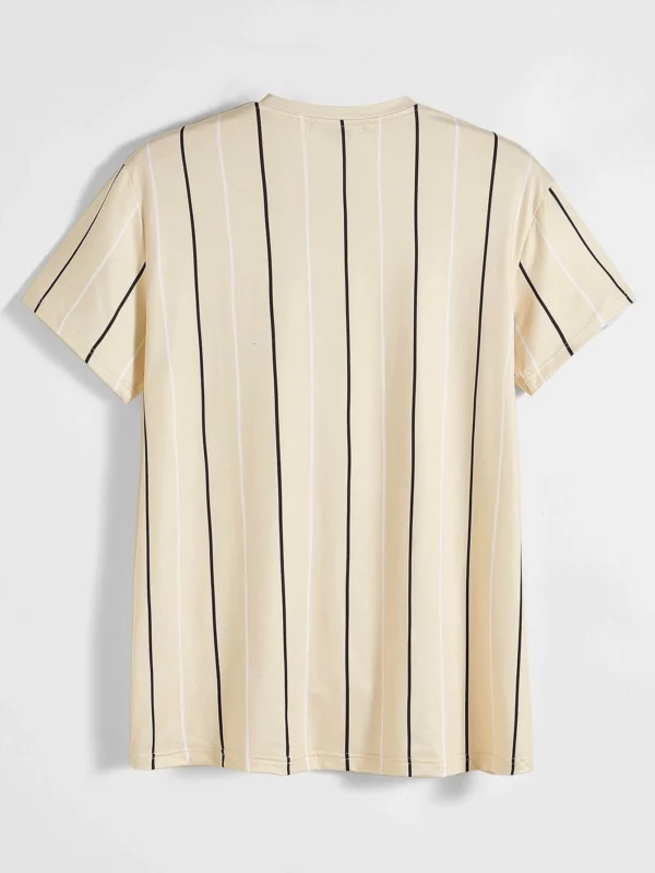 Top de hombres con estampado de rayas - Imagen 4
