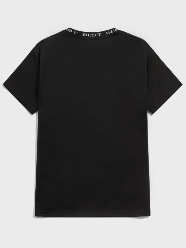 Camiseta con estampado de letra - Imagen 5