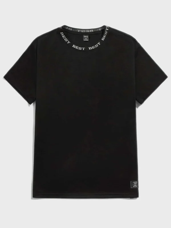 Camiseta con estampado de letra - Imagen 4