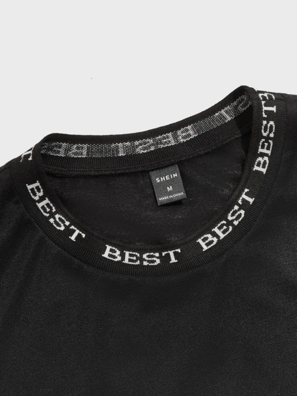 Camiseta con estampado de letra - Imagen 2
