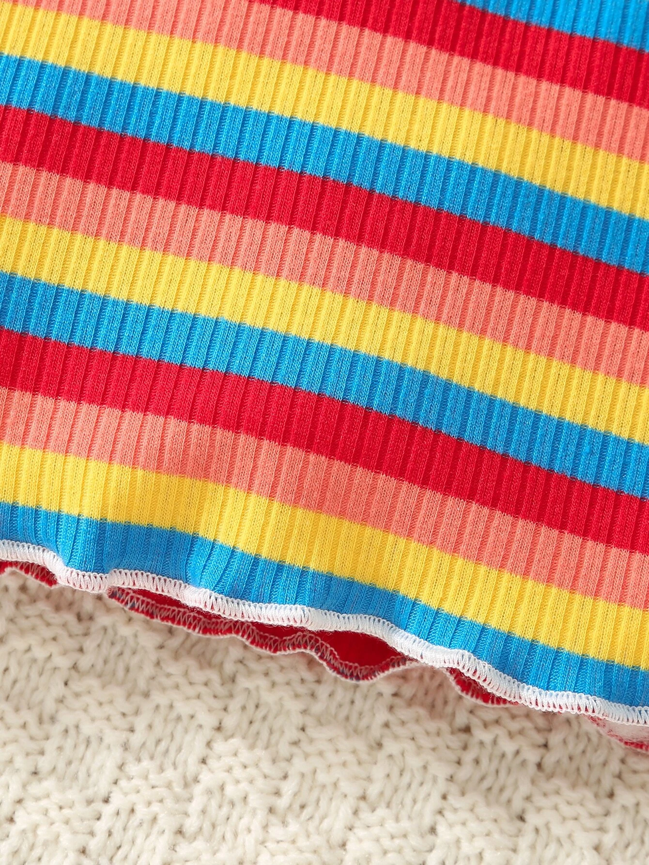 Beb? Top tank con estampado de mariposa de rayas - Imagen 3