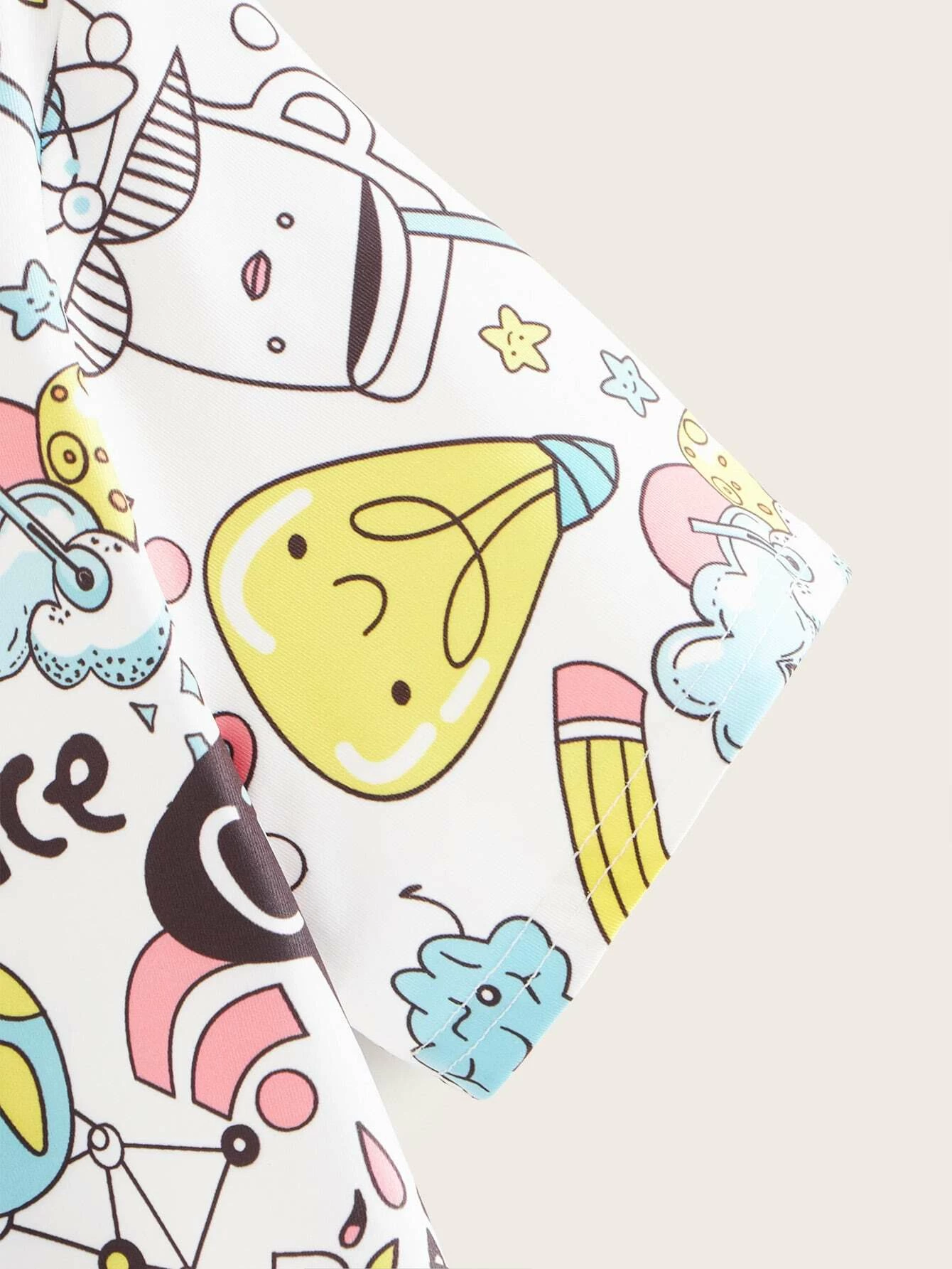 Top de ni?as con estampado de dibujos animados - Imagen 4