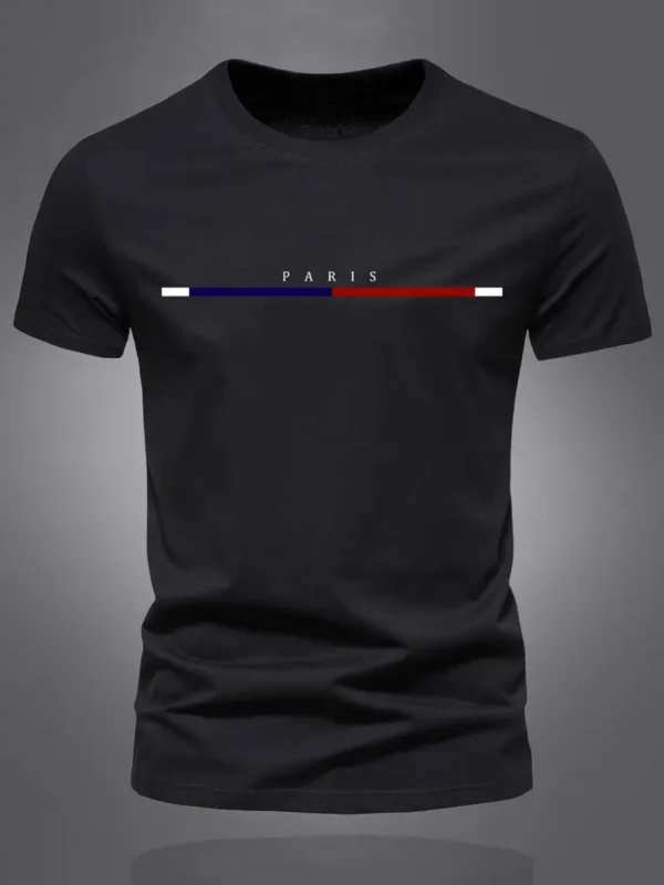 Camiseta de manga corta transpirable de secado r?pido Comfort para hombre