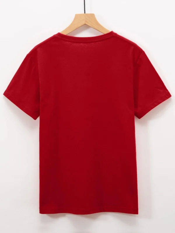 Camiseta con estampado de leopardo y coraz?n - Imagen 2