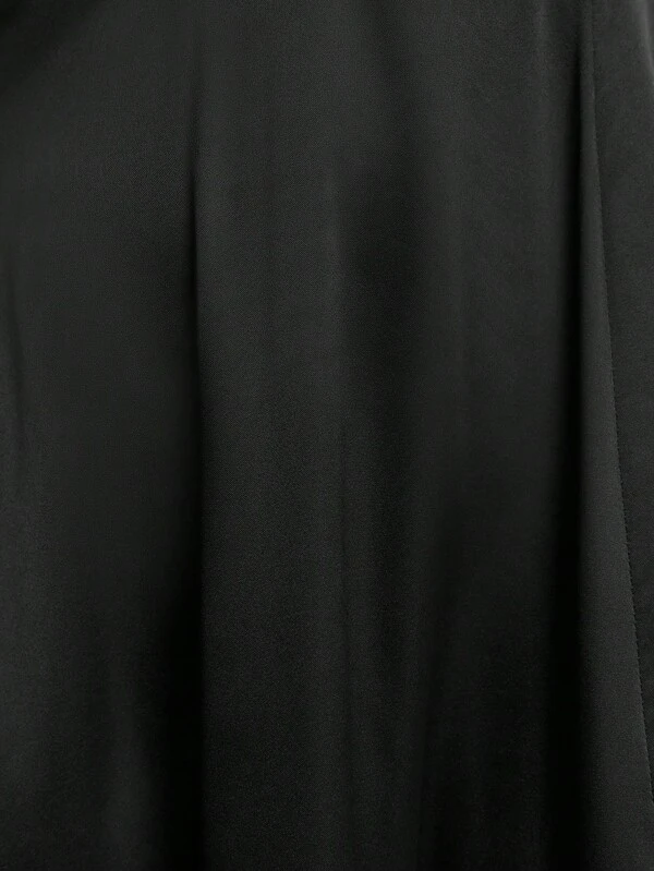 Vestido de tirantes de sat?n de muslo con abertura - Imagen 3