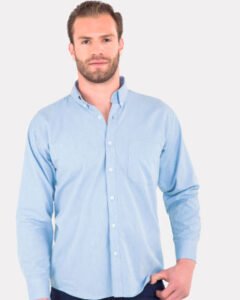 Camisa cielo manga larga hombre