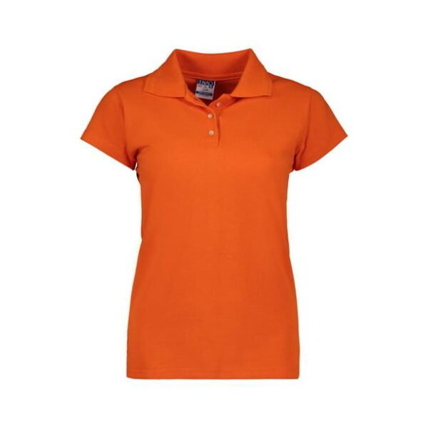 Playera Polo Manga Corta mujer naranja