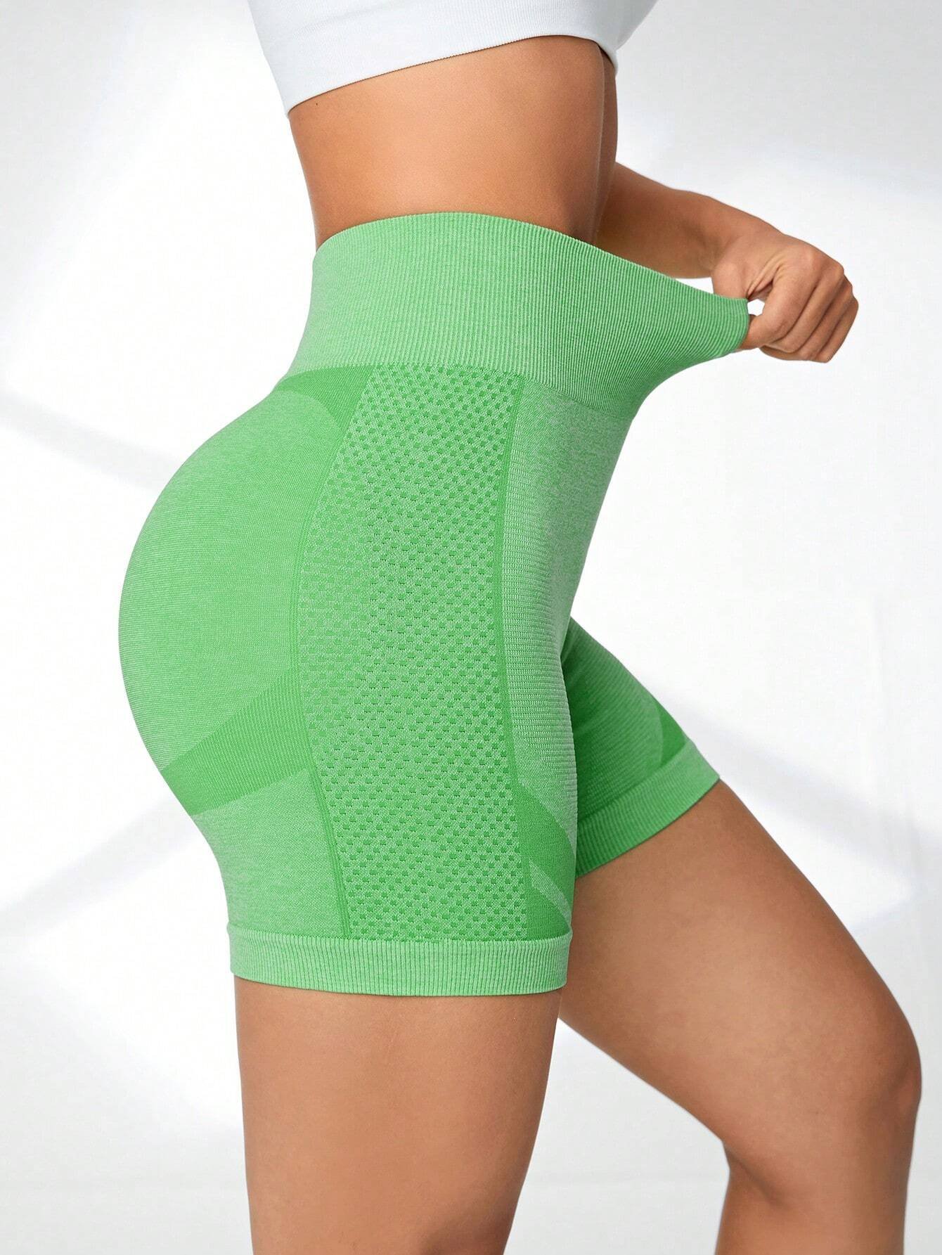 Shorts biker deportivos de cintura ancha - Imagen 3