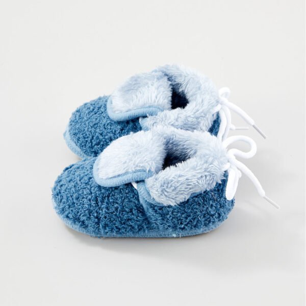 Zapatos de felpa de color s?lido para beb? - Imagen 2