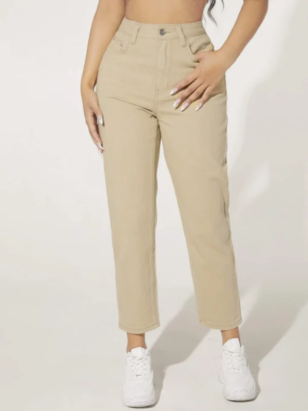 Jeans Mom de talle alto