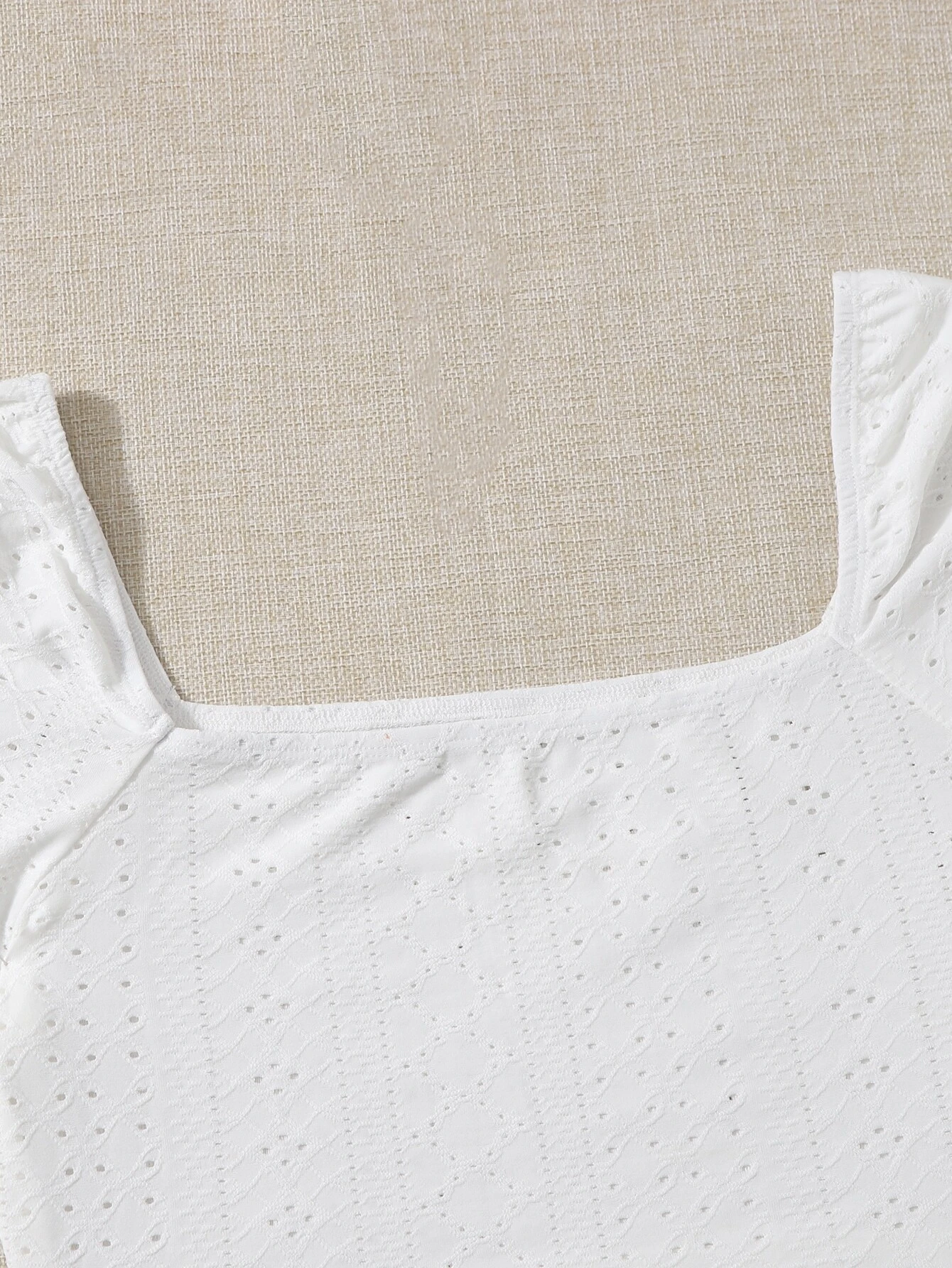 Conjunto Top corto unicolor & Falda cruzada con estampado floral - Imagen 5