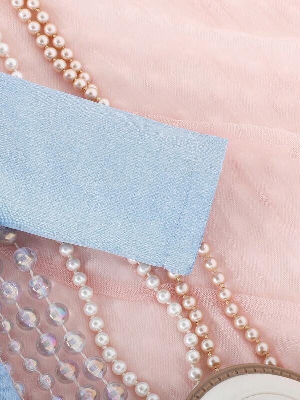 Beb? ni?a Pantalones con blazer de doble botonadura - Imagen 3