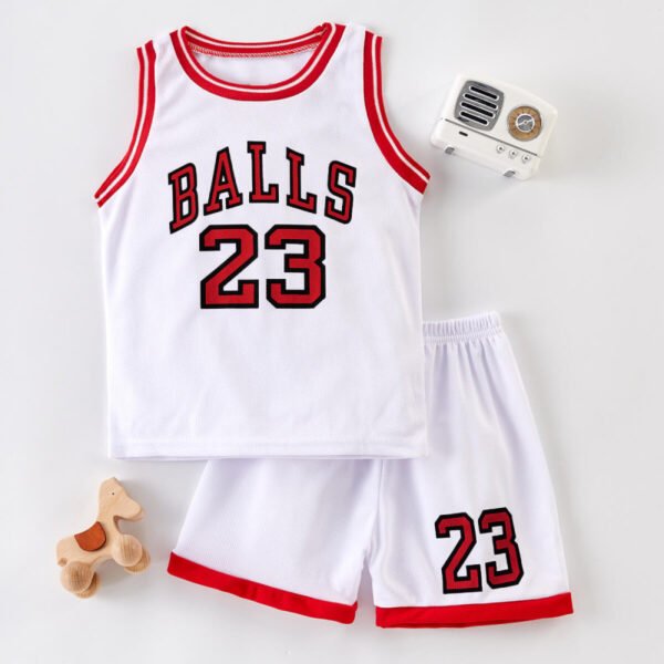 Tanque y pantalones cortos de baloncesto de 2 piezas para ni?o peque?o