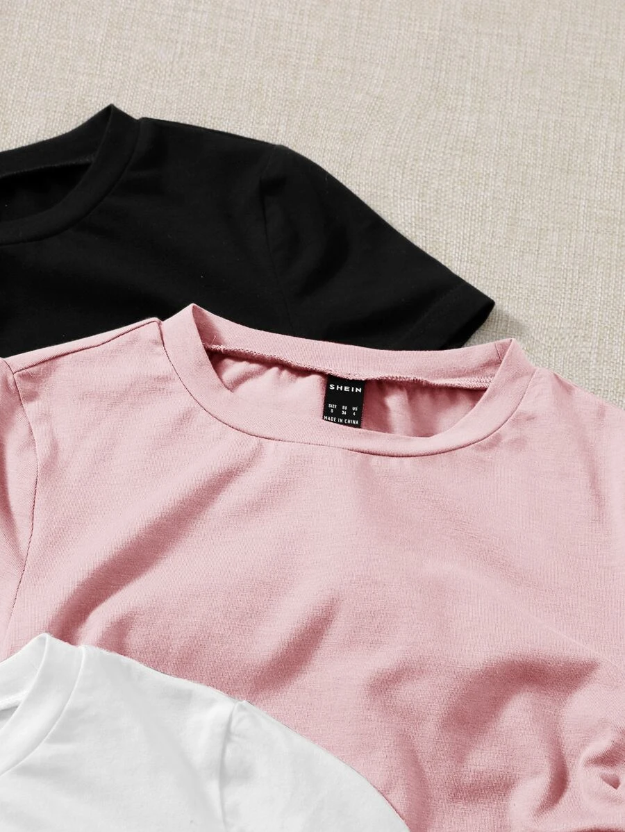 Camiseta con cord?n fruncido lateral - Imagen 3