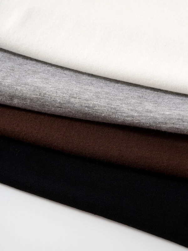 Camiseta corta unicolor - Imagen 4