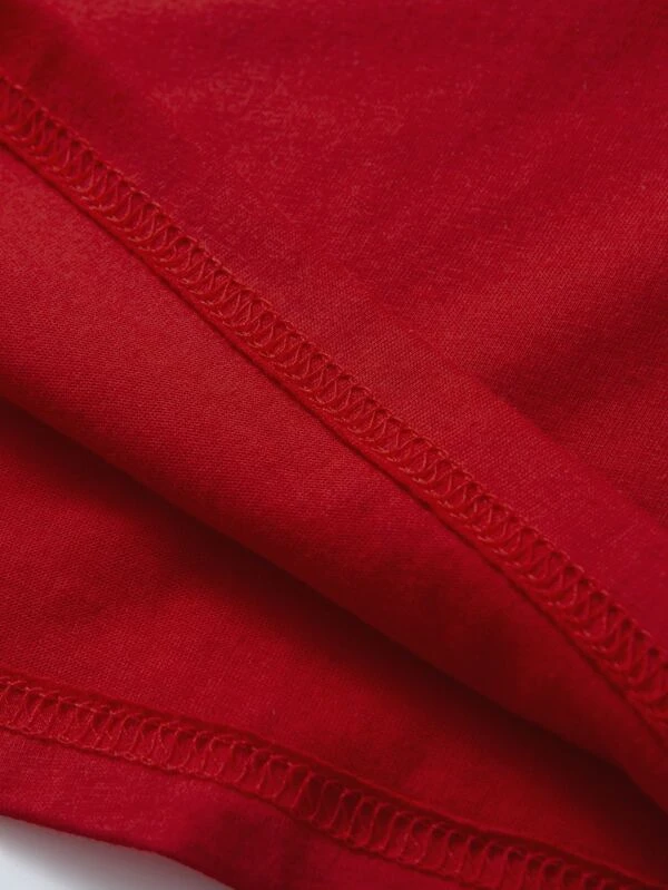 Camiseta con coraz?n & con estampado de leopardo - Imagen 5