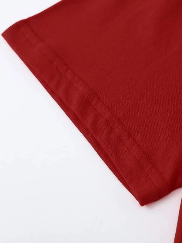 Camiseta con coraz?n & con estampado de leopardo - Imagen 4