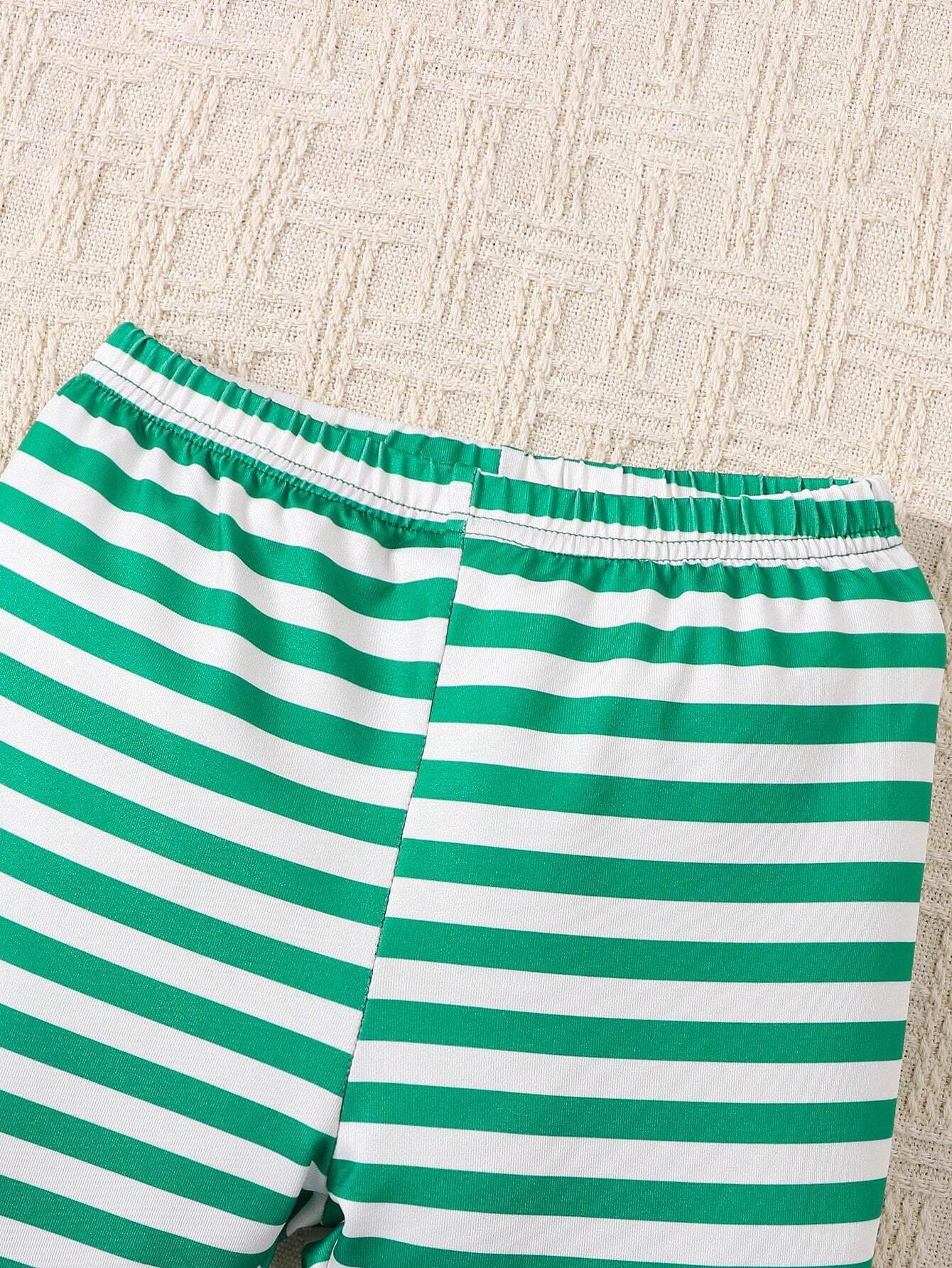 Conjunto De Sudadera Y Pantal?n Con Estampado De Letras Y Corazones Para Beb? Ni?o - Imagen 4