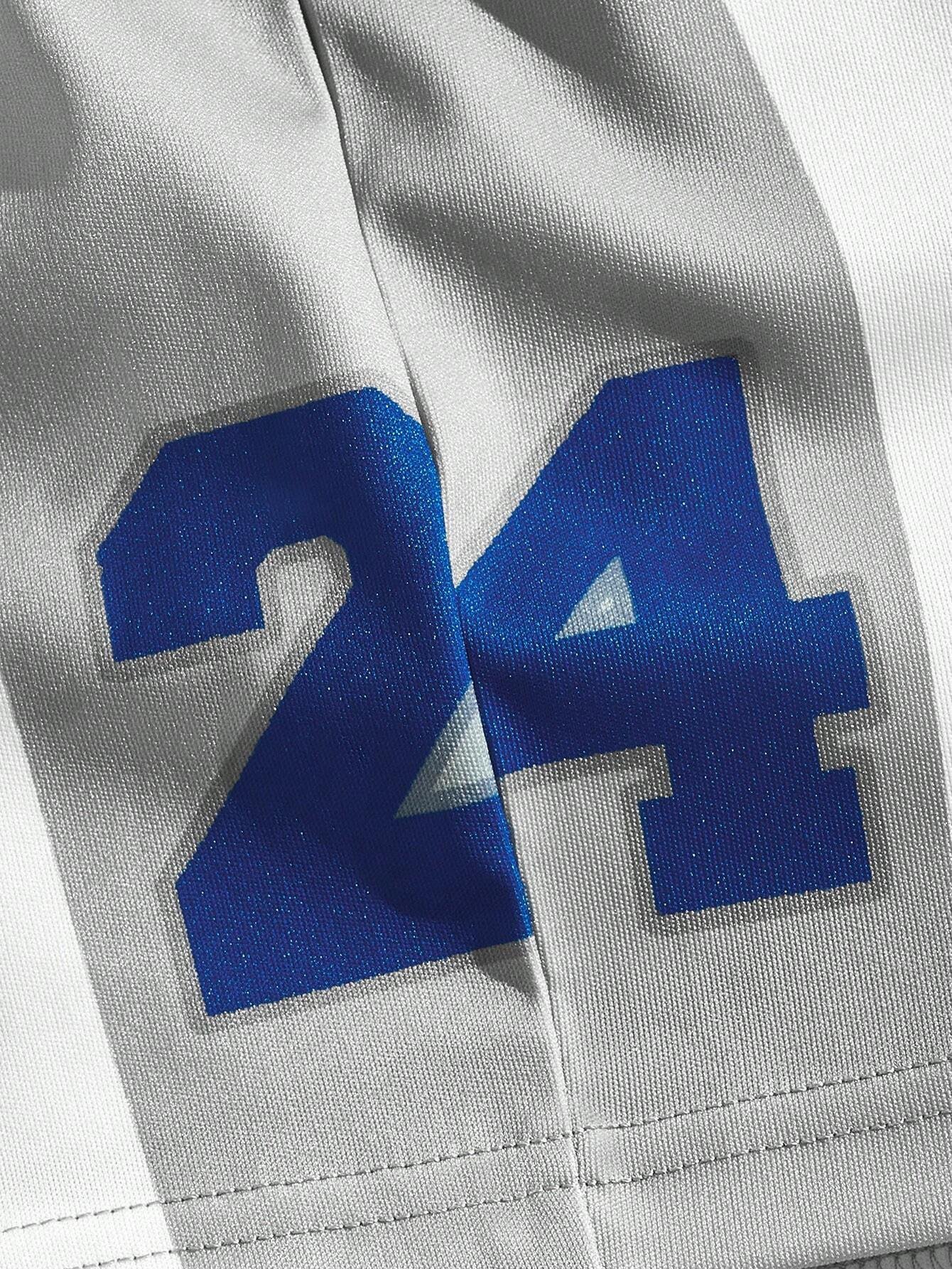 Pantalones Cortos De Cintura Con Cord?n Para Hombres Con Dise?o De Impresi?n Digital - Imagen 3