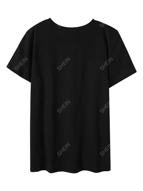 Camiseta con coraz?n con con estampado de arco?ris - Imagen 2