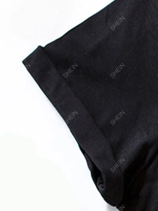 Camiseta con coraz?n con con estampado de arco?ris - Imagen 3