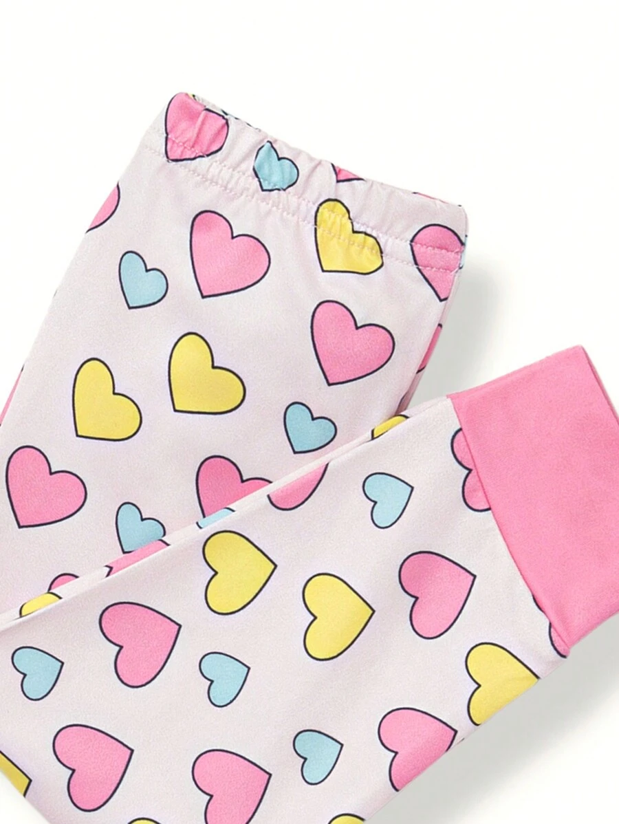 Conjunto De Pijama Con Pantalones Y Top De Manga Larga Con Estampado De Gato De Dibujos Animados Para Beb? Ni?a - Imagen 3