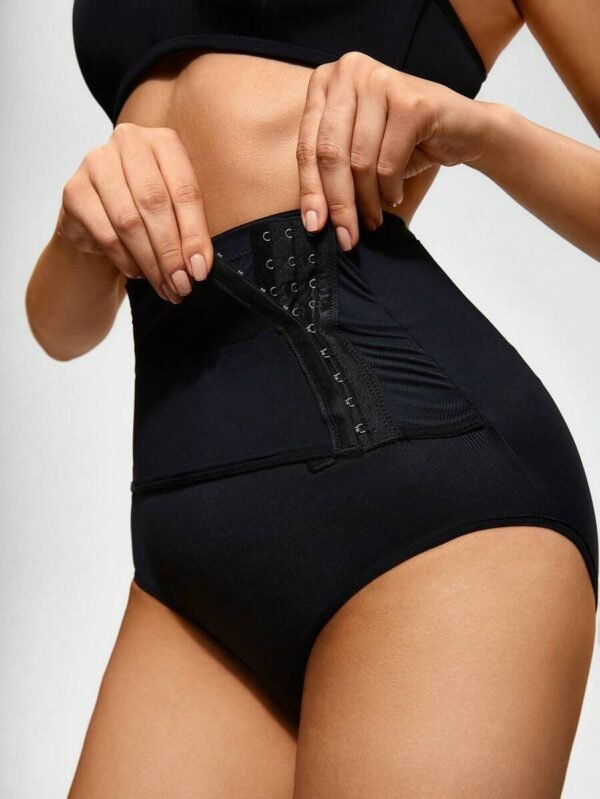 Ropa Interior Modeladora En Color S?lido Y De Cintura Alta