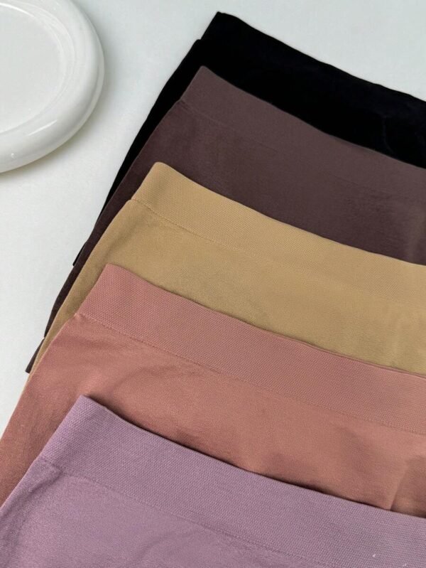 5 piezas Boyshorts unicolor simple - Imagen 3