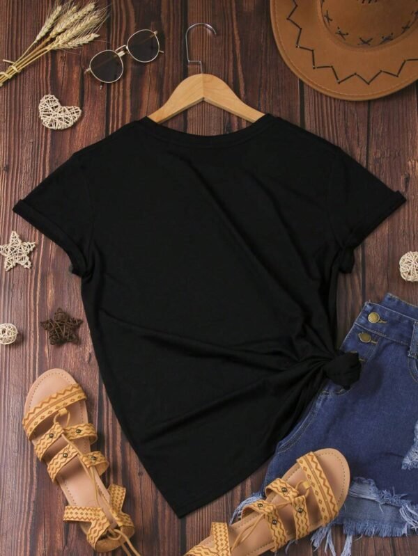 Camiseta con estampado de slogan - Imagen 2
