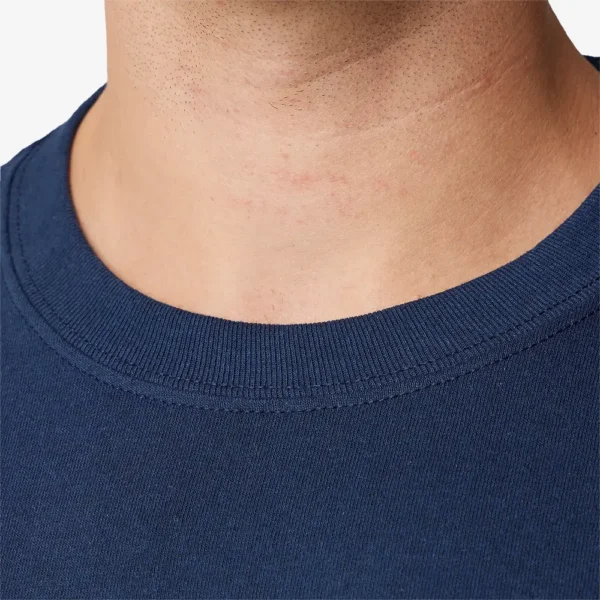 Playera cuello rendondo manga larga azul marino - Imagen 2