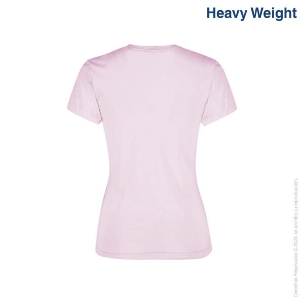 Playera rosa Cuello Redondo Manga Corta - Imagen 2