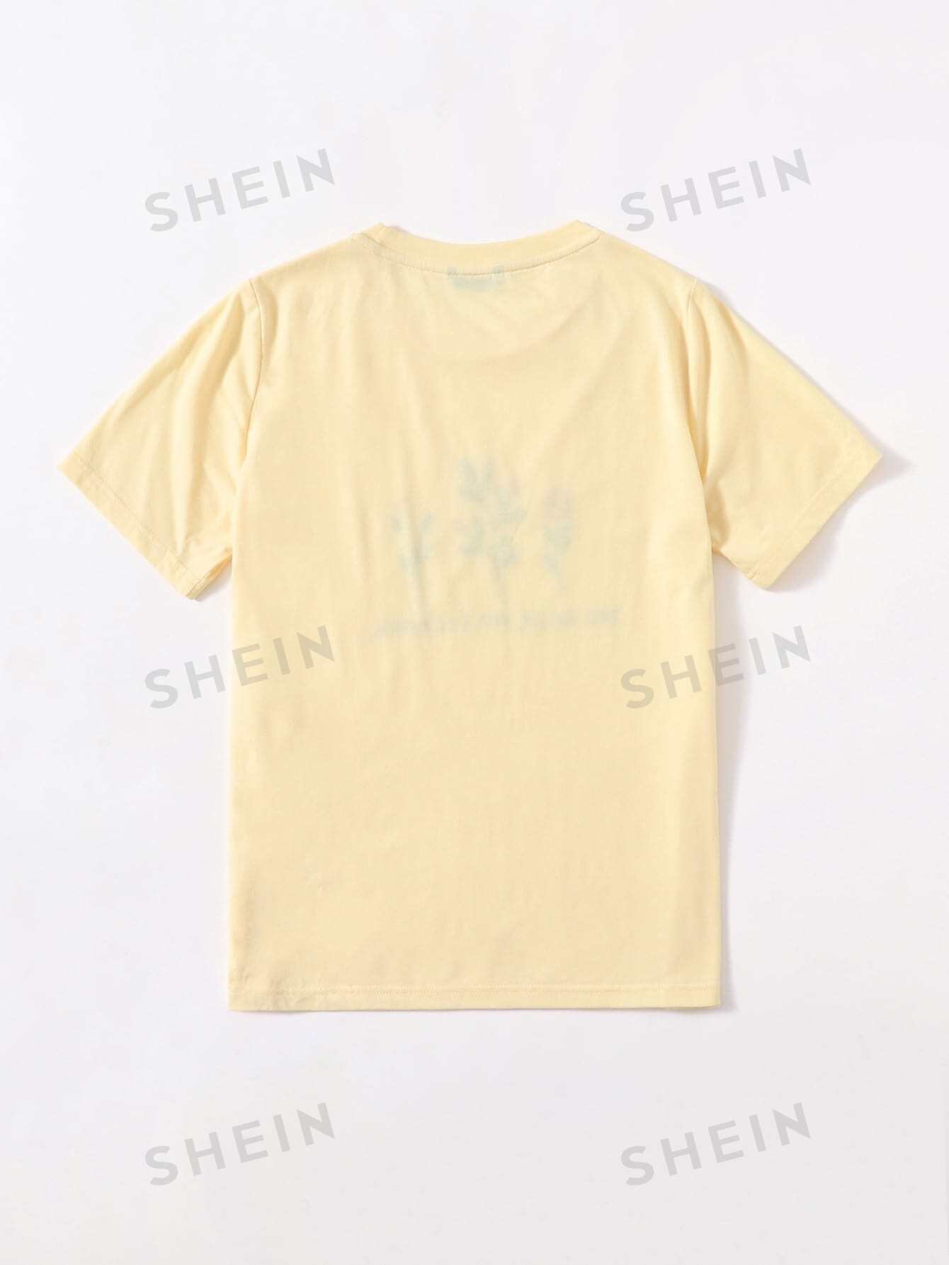 Camiseta con bordado floral con slogan - Imagen 3