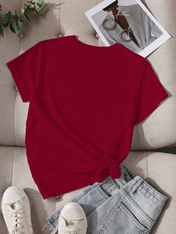 Camiseta Con Estampado De Corazón De Leopardo - Imagen 3