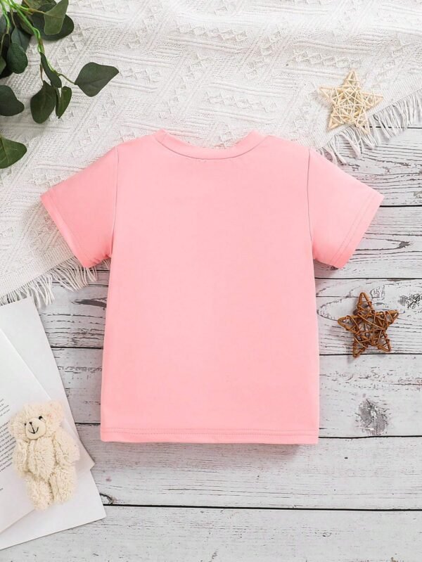 Camiseta ligera de manga corta con estampado de gato - Imagen 2