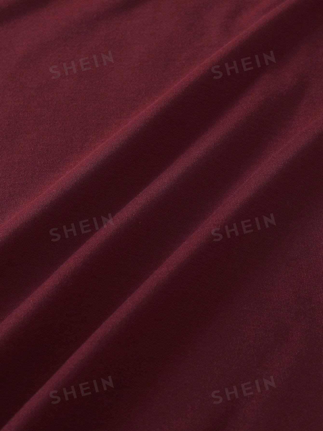 Camiseta casual de manga corta con impresión de luna y flores de cerezo - Imagen 2