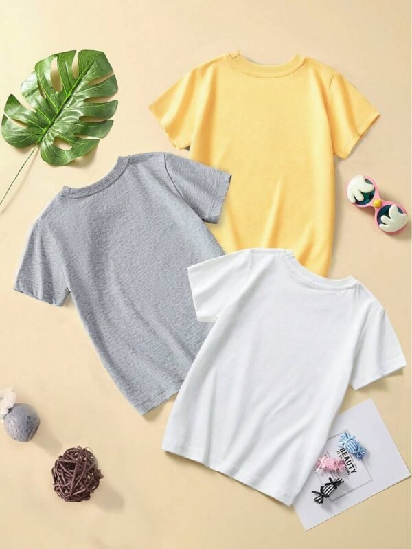 camisetas gráficas con dinosaurios y letras - Imagen 2