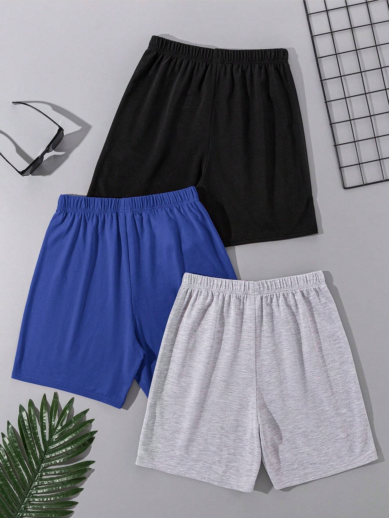 Pantalones cortos deportivos de punto estampados casuales - Imagen 2