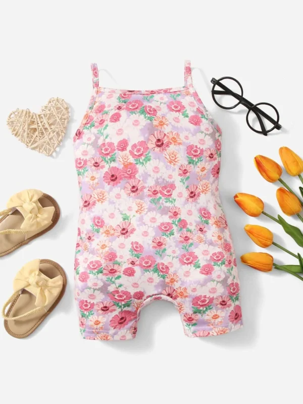 Bebe Mono de tirantes con estampado floral