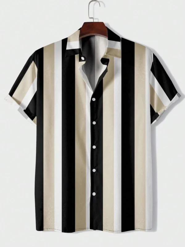 Camisa con estampado de rayas