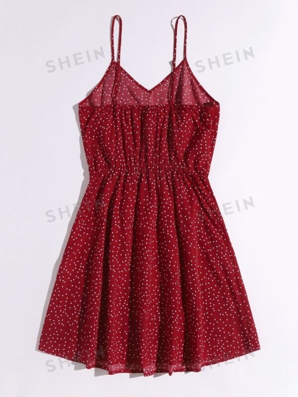 Vestido De Tirantes Con Estampado De Lunares - Imagen 2