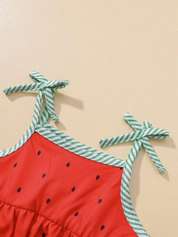 Vestido Con Bodysuit Combinado Con Hombros Descubiertos - Imagen 3
