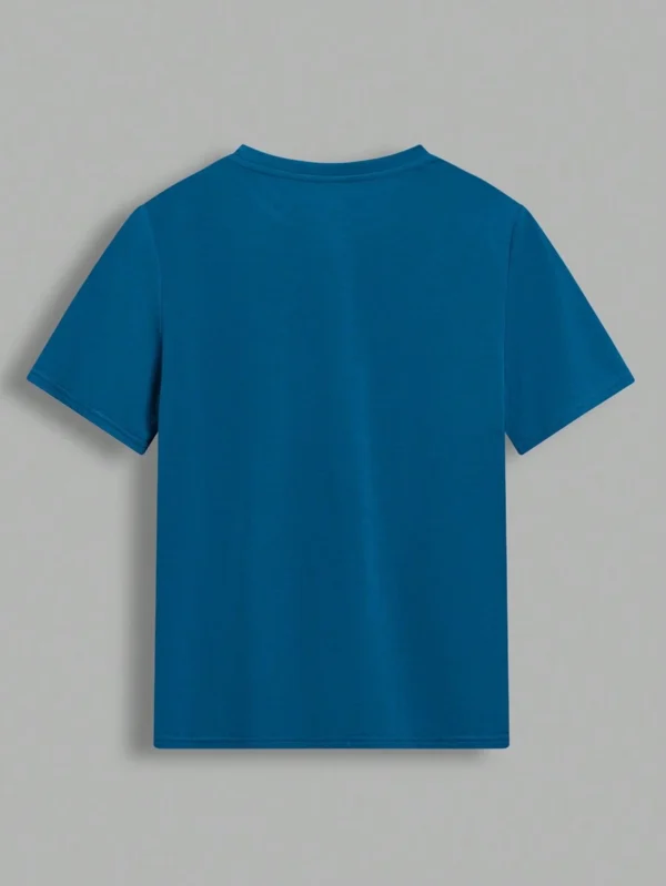 Camiseta Corta De Manga Corta Con Estampado De Letras - Imagen 2